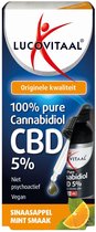 Lucovitaal Hennep Cannabidiol CBD olie 5% - Sinaasappel Mint smaak Supplement - 10 ml