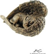 Urn - Hond - Overleden - Bronze  -23x15.5 cm - 250cc