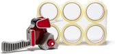 Profipack ACTIE: Tape dispenser + 6 rollen transparante tape