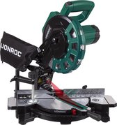 VONROC Afkortzaag – 1700W – Ø216MM – 40 tands zaagblad – Kap-en verstekzaag – met laser