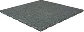 Terrastegels rubber | 4 stuks | Per 1 m² | Grijs | 50x50cm | Dikte 2,5cm
