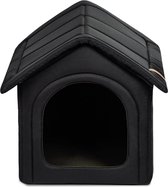 Rexproduct Hondenhok ‘Home’ – Kattenhok - Hondenhuis – Hondenhuisjes voor binnen – Kattenhuis – Ecologisch en duurzaam – Zwart