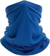 Mondbescherming Col Sjaal Bandana Hoofdband Spandex Fashion Sport UPF50 Royal Blauw