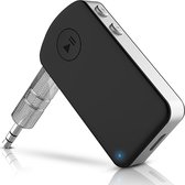 Strex Bluetooth Receiver - BT 5.0 - 3.5MM AUX - Bluetooth Ontvanger - Handsfree Bellen - Bluetooth Audio Receiver - Bluetooth Auto via AUX