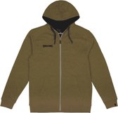 Spalding Flow Zipper Sweater Met Kap Heren - Khaki | Maat: 3XL