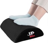 LandiProducts Voetensteun Ergonomisch - Multifunctioneel Voetenbank - Actieve Zithouding en Anti Slip - Wasbare Hoes - Zwart