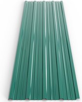 Gardebruk Dakplaten – afm. 129 x 46cm = 7m² - 12 stuks Groen