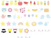 Symbolenset Kawaii voor lightbox A4 en A5 A Little Lovely Company