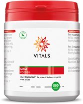 Vitals - MSM poeder met OptiMSM de meest zuivere vorm van MSM - 500 gram