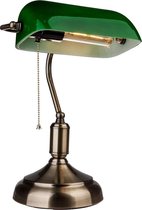 V-tac VT-7151 Bankierslamp groen glas - Retro Vintage bureaulamp - Notarislamp - E27
