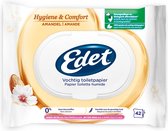 Edet Vochtig Toiletpapier - 294 stuks - amandel