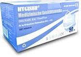 HYGISUN® Chirurgische IIR Type II medische mondmaskers x 50 stuks | Medisch Mondkapje | 5 Zakjes van 10 Stuks