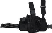 Molle beenholster linkshandig zwart