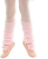 Beenwarmers kind in roze | meisjes | ballet & dans |  35 cm - t/m Maat 110