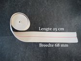 Vlakpit - stelpit - Lont voor petroleumstel 68 mm breed 25 cm lang