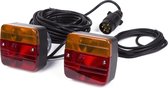 Benson Magneet Verlichting Set voor Aanhanger of Fietsdrager met 7.5 meter Kabel