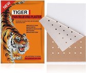 Tiger Pain Relief pijn Pleister 5 pakken| Dé Tijgerbalsem pleister 20 stuks Warmtepleister - Warmtepleisters - Tijgerbalsem - Nekpijn - Rugpijn -Spierpijn - Stijve spieren - Pijnverlichting - Blessures - Pleister - Tijgerbalsem - 5x4 stuks