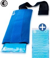 Groots Hot Cold Pack – 2 Gel Packs Inclusief 1 Houder met Klittenbandsluiting 29 cm x 12 cm – Ice Pack Herbruikbaar – Warm Koud Kompres