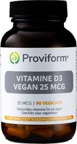 Proviform Vitamine D3 Vegan 25mcg Capsules