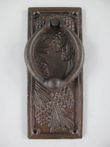 MadDeco - mooi vormgegeven deurklopper - gietijzer - bruin - 20 cm hoog