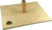 Spaarbord hout 40 x 40 cm met houten greep Schwan