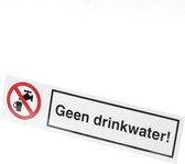 Artelli Sticker Geen drinkwater d5051