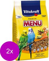 Vitakraft Parkieten Premium Menu - Vogelvoer - 2 x 1 kg