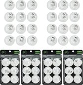 XQ Max triple star – pingpongballen – 24 stuks - tafeltennis ballen – 3 sterren