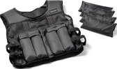 Tunturi Gewichstvest - Gewichtvest - Weight Vest - Gewichtsvest Hardlopen - Verstelbaar - 10kg - Zwart