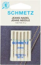 Naaimachinenaalden Schmetz Jeans naalden 130/705 H-J 90/14   5 stuks