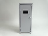 Mini Lockerkastje  Grijs - 32 cm