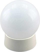 Plafondlamp bol - wit glas