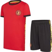 België jongens voetbaltenue 21/22 - België tenue - jongens België tenue -  kids voetbaltenue - België shirt en broekje - maat 128