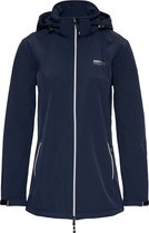 Nordberg Ronda - Softshell Outdoor Zomerjas Dames - Navy/Donkerblauw Melange  - Maat L