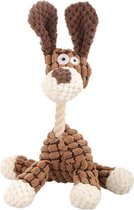 Pluche Hondenknuffel Hond Met Piep Honden Speelgoed - Dutchwide  4 varianten