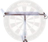 Unicorn Muurklem Voor Dartbord 45 X 30 Cm Zilver