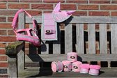 MHS Beenbeschermers Glitter Pony Roze / Zilver