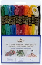 DMC | Passionate Colours | Mouliné Pack | Borduren | Borduurgaren | Splijtzijde | 12 x