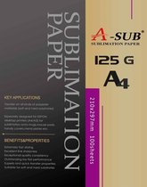 SUBLIMATIE PAPIER A SUB 125GR Best Kwaliteit