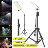 Draagbaar fotografielicht - Schijnwerperlichtstatief - Verstelbare hoogte - Outdoor Camping Working Photography Stand - Fill Light