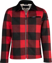 STØRVIK London Houthakkers Fleece Jas Lumberjack - Teddy Vest - Maat XL - Rood