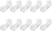 *** 20 Stuks Kabel Clips - Kabel Houder - Zelfklevend - Kabelbinder - Wit - van Heble® ***