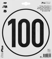 Tempo 100 sticker Duitsland