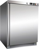 Gastro-Inox RVS Vriezer 200 Liter, Statisch Gekoeld Met Ventilator, Gastro-Inox 201.111