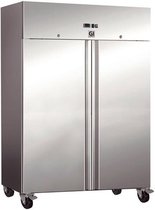 Gastro-Inox RVS Vriezer 1200 Liter, Geforceerd Gekoeld, Gastro-Inox 201.015