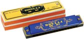 Brelli - Mondharmonica - C-Majeur - Brelli Mondharp - Mondharmonica voor Volwassenen - 16 Gaten + Gratis Opbergdoos