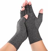 Extensso| therapeutische handschoenen|88% cotton 12% Spandex | Kleur: Grijs |  Maat : Medium  (middel)| Reuma| Artritis| Compressie Handschoenen|Tendinitis| Carpaal tunnel syndroom| Artrose handschoenen|