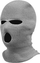 Ski mask GRIJS – Balaclava – Skimasker – Bivakmuts – full face mask – 3 gaats – Skiën – Motor – Onesize – Unisex