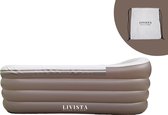 Livista® Premium - Opblaasbaar Bad - Roze - Inclusief Draag-/Opbergtas en Elektrische Pomp - Opblaasbaar ligbad - Opblaasbare badkuip - Zitbad
