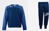 Trainingspak: Sweater+ Broek, Navy/Royal blauw, maat 5XL, Eye Sportwear